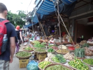 The market in Hanoi